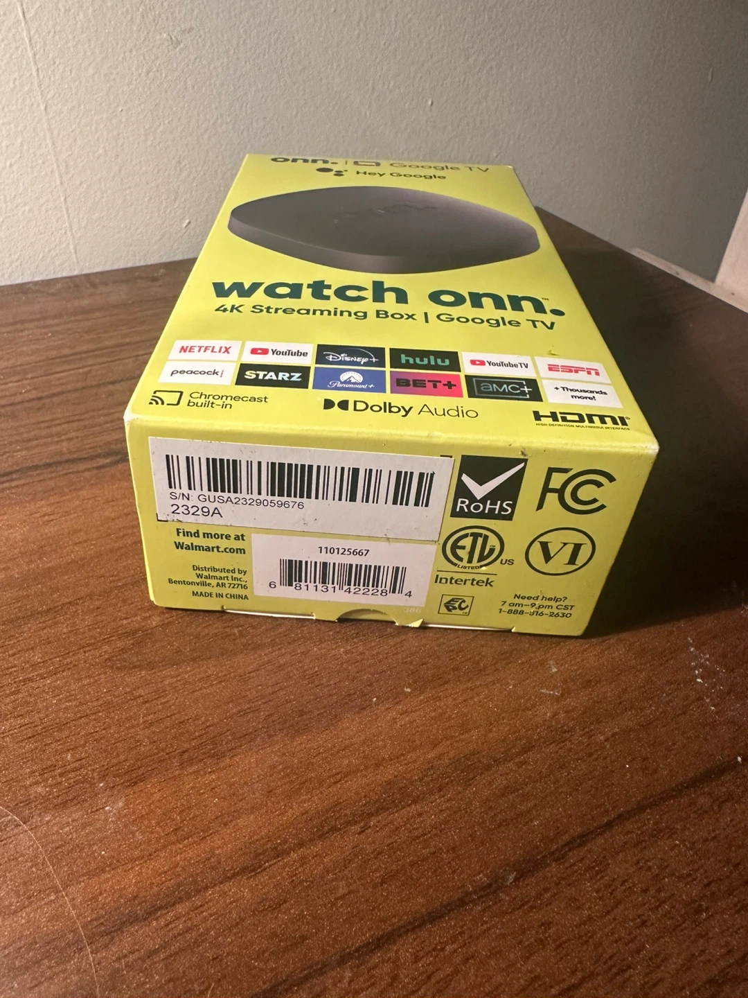 4K Google TV Box – onn. Streaming Device (Brand New) - photo 3