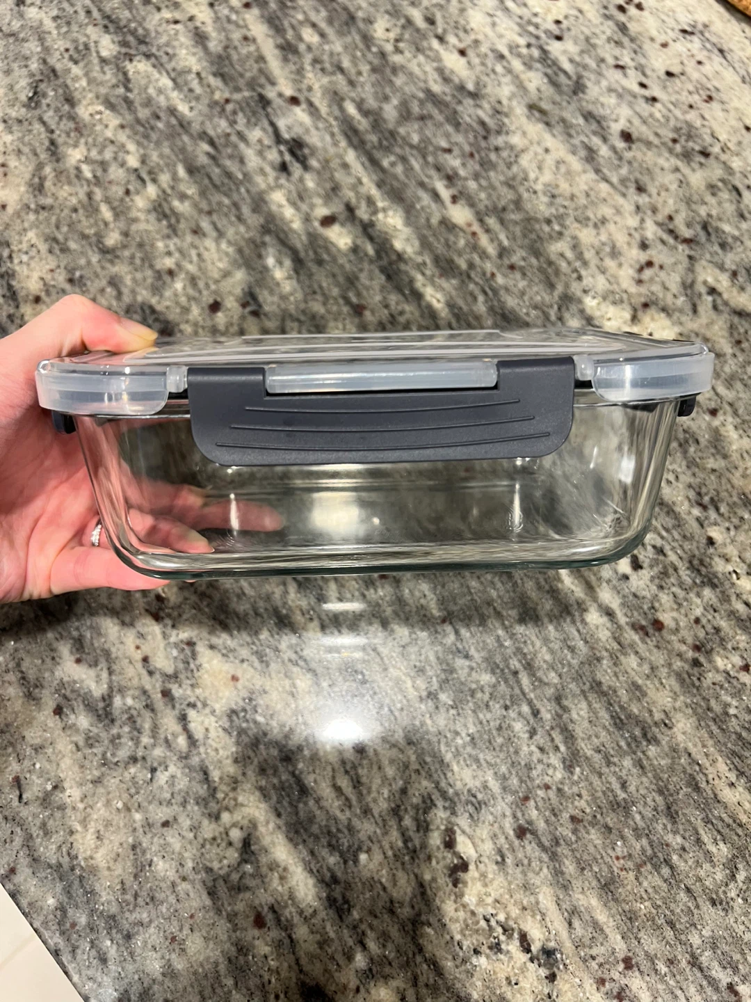 5 Glass Food Storage Containers with Lid