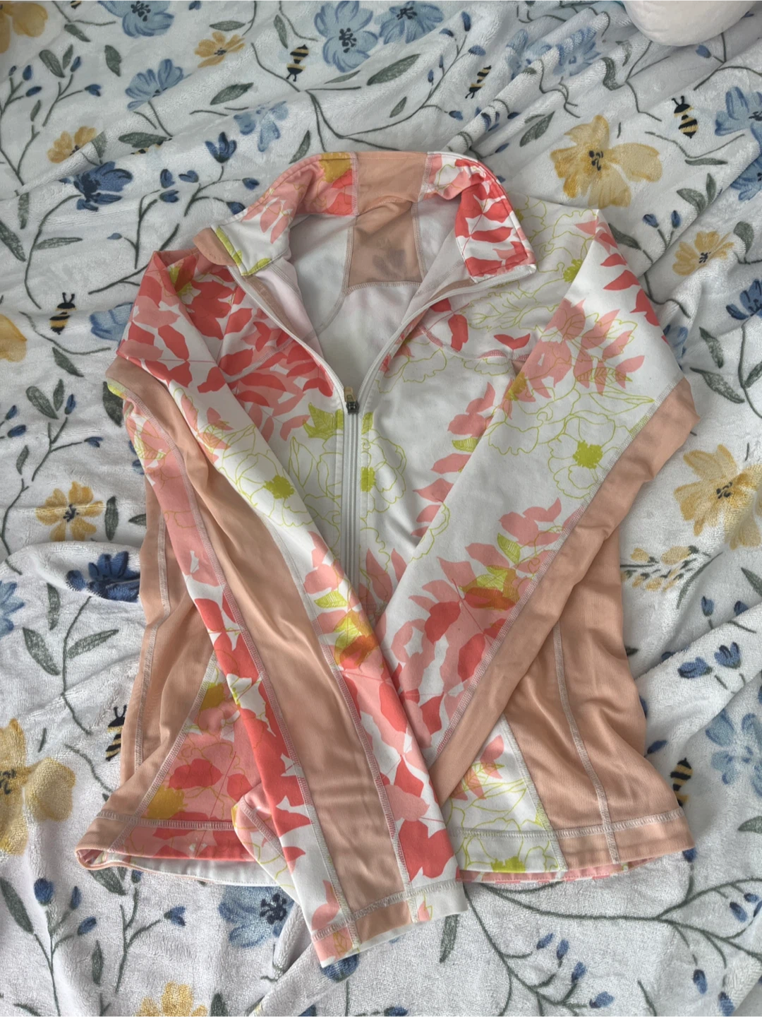 Women's Floral Zip-Up Jacket - photo 2