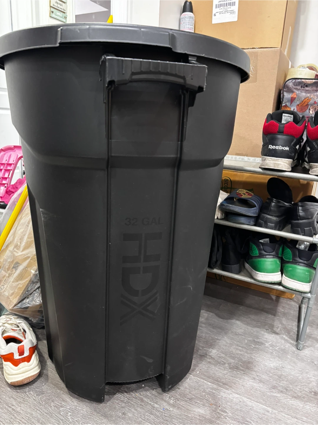 HDX 32 Gallon Trash Can - photo 2