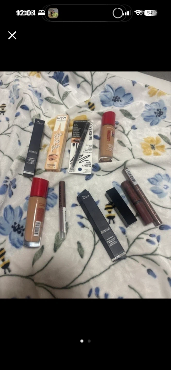 Assorted Makeup Lot: Dior, NYX, CoverGirl, Rimmel