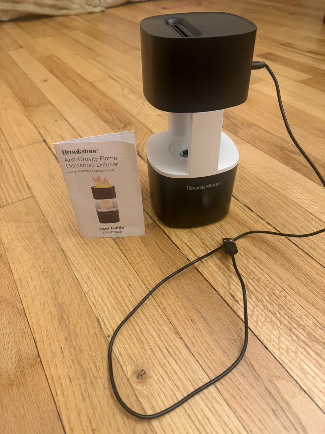 Brookstone Anti-Gravity Flame Ultrasonic Diffuser - photo 5