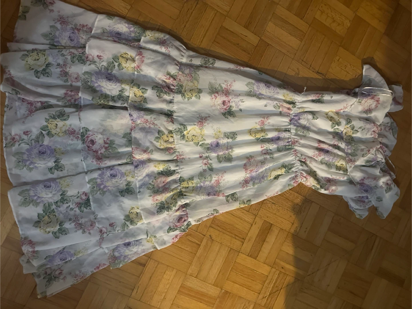 Floral Tiered Maxi Dress