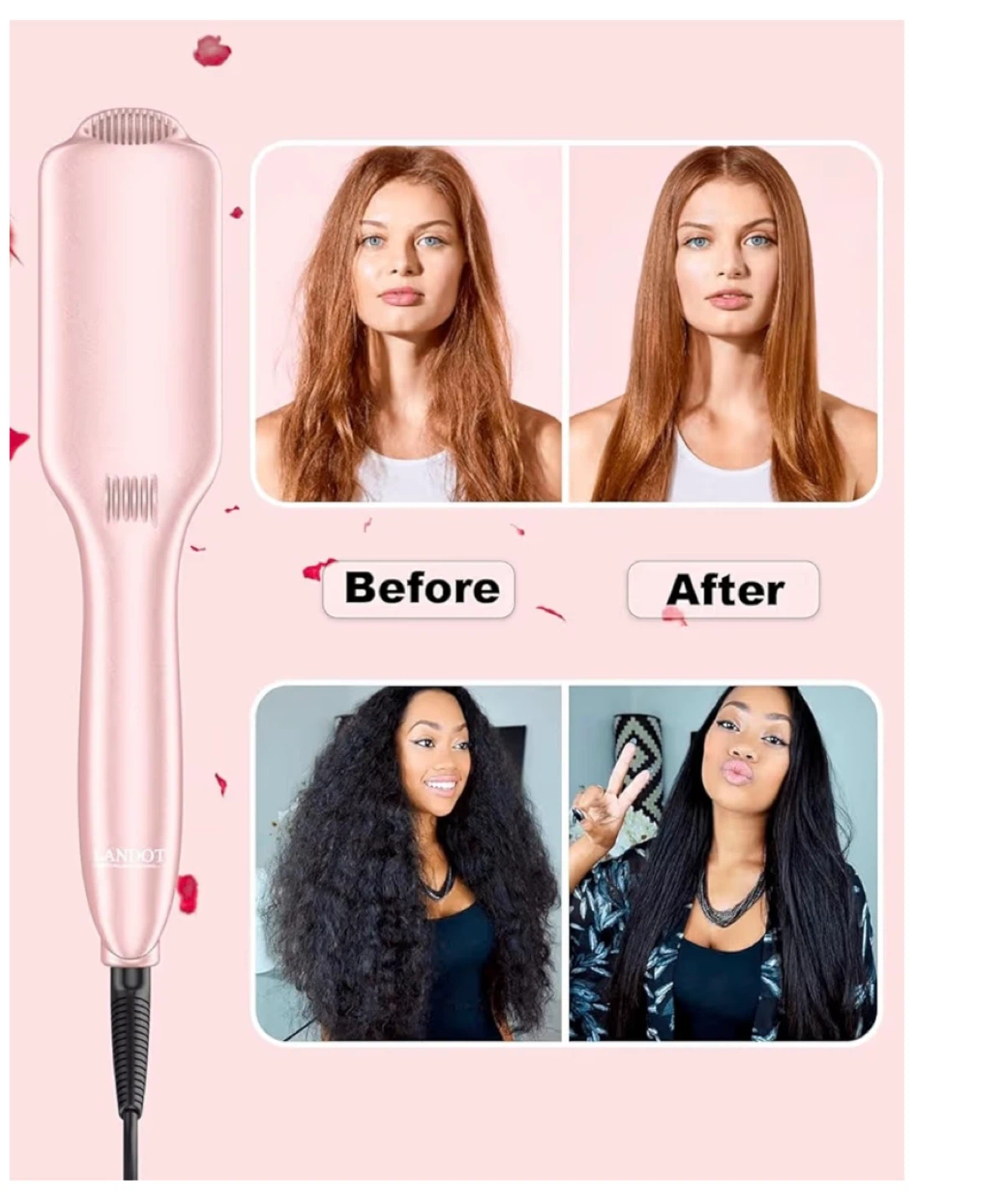 LANDOT Hair Straightener Brush - photo 3