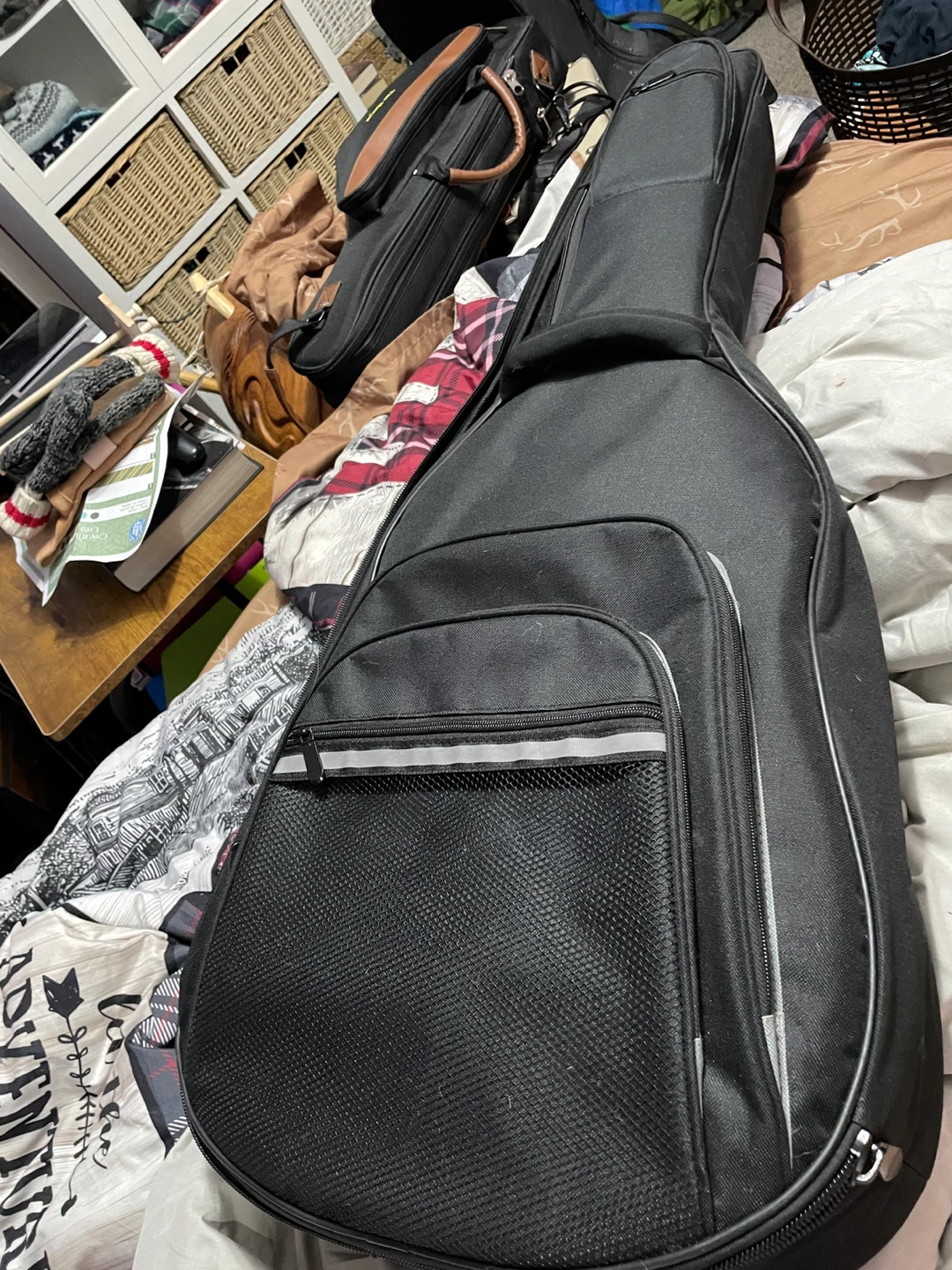 Acoustic Guitar with Gig Bag - Blue - photo 3