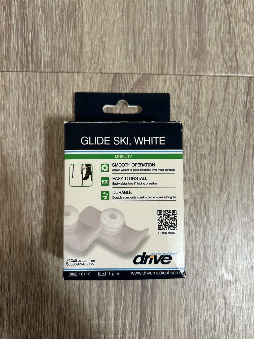 Drive Medical Glide Ski White