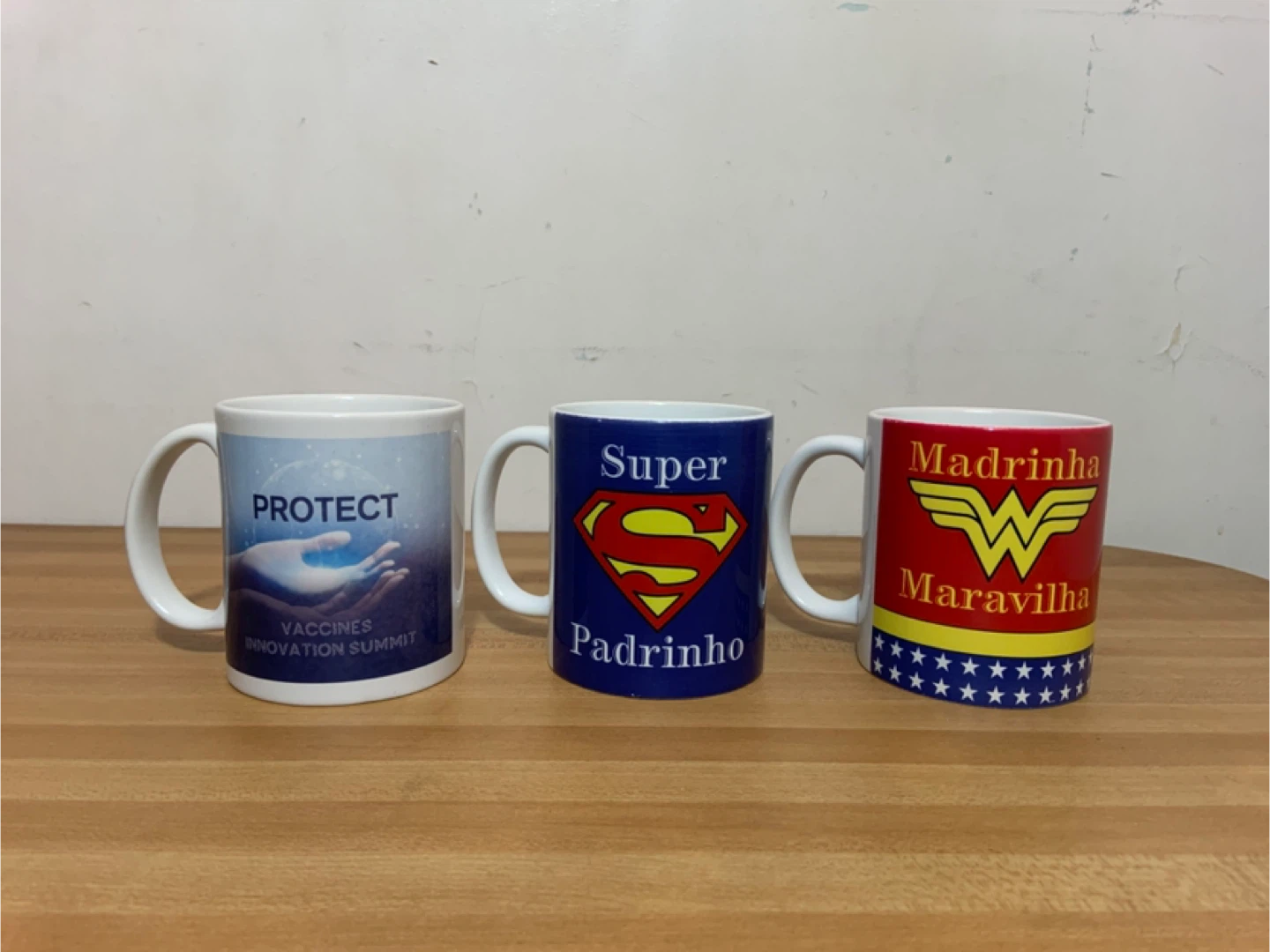 Set of 3 Coffee Mugs – Superhero & Custom Designs