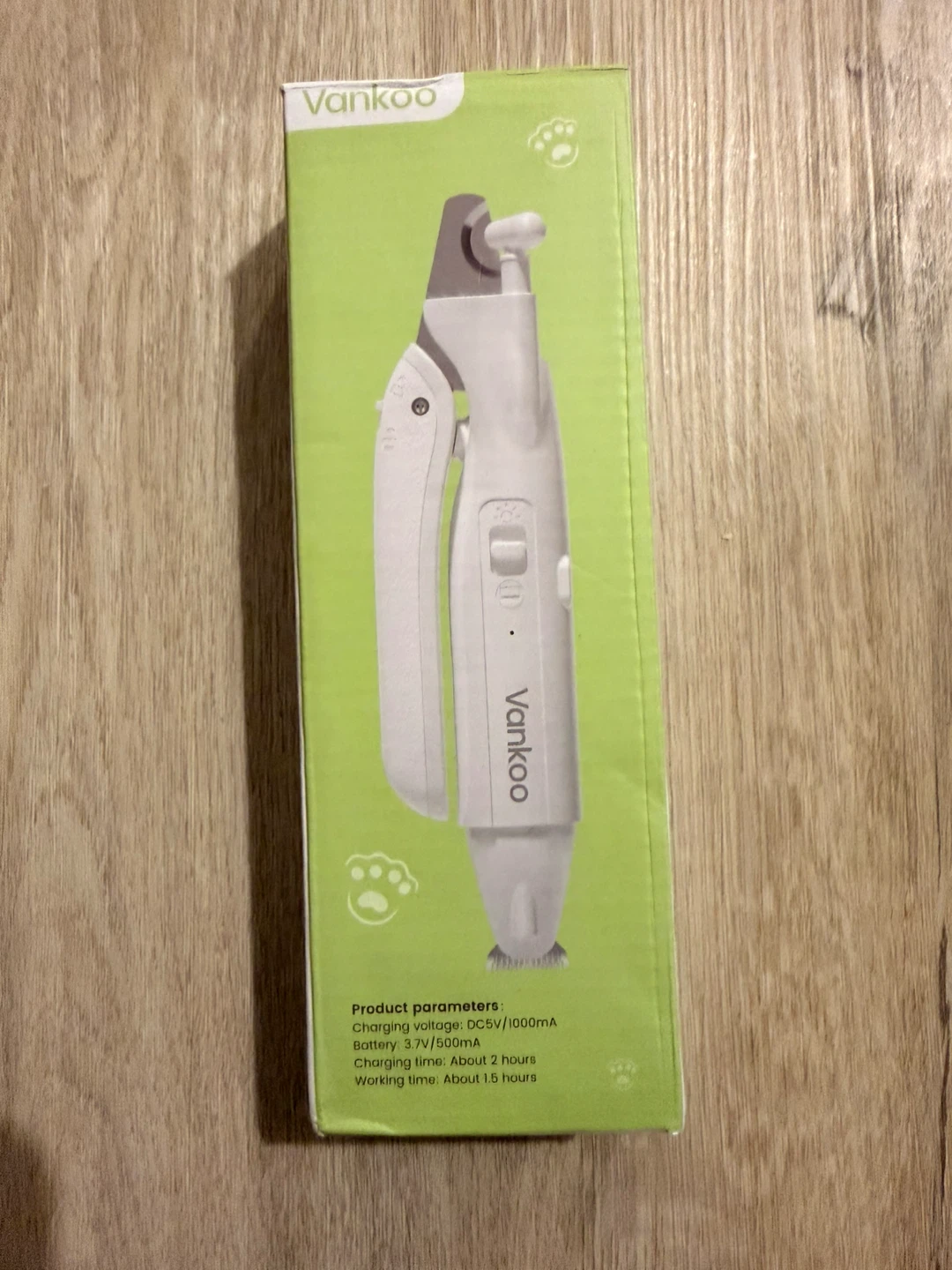 Vankoo Rechargeable Pet Nail Grinder and Clipper