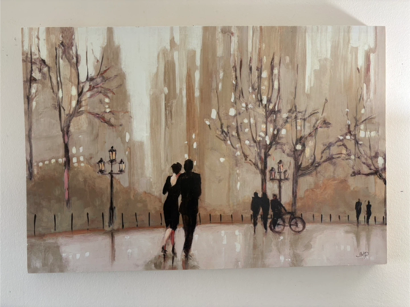 “An Evening Out Neutral” canvas wall art