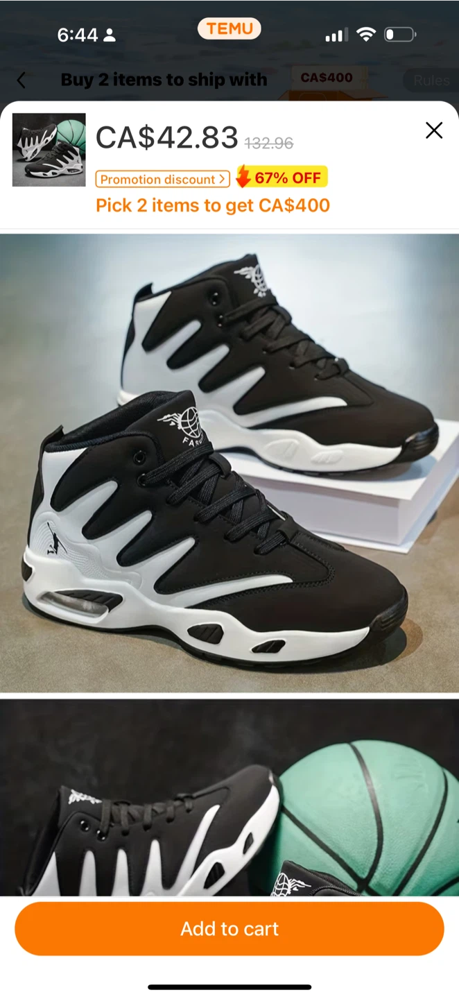 Men's High-Top Basketball Shoes
