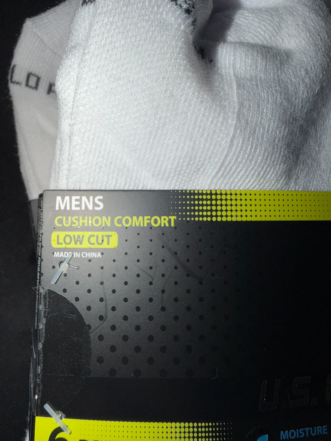 New U.S. Polo Assn. unisex 6-Pair Low Cut Cushion Comfort Socks - photo 2