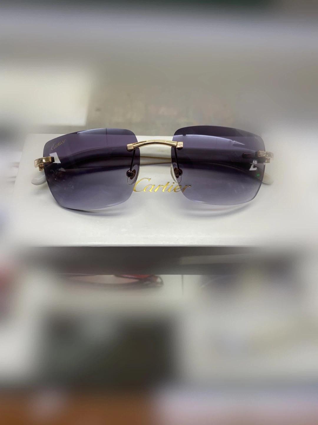 Cartier Rimless Sunglasses