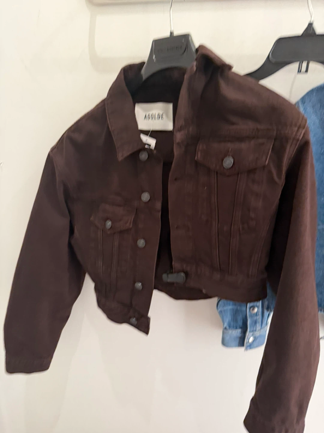 AGOLDE Radley Denim Jacket - Brown - photo 2