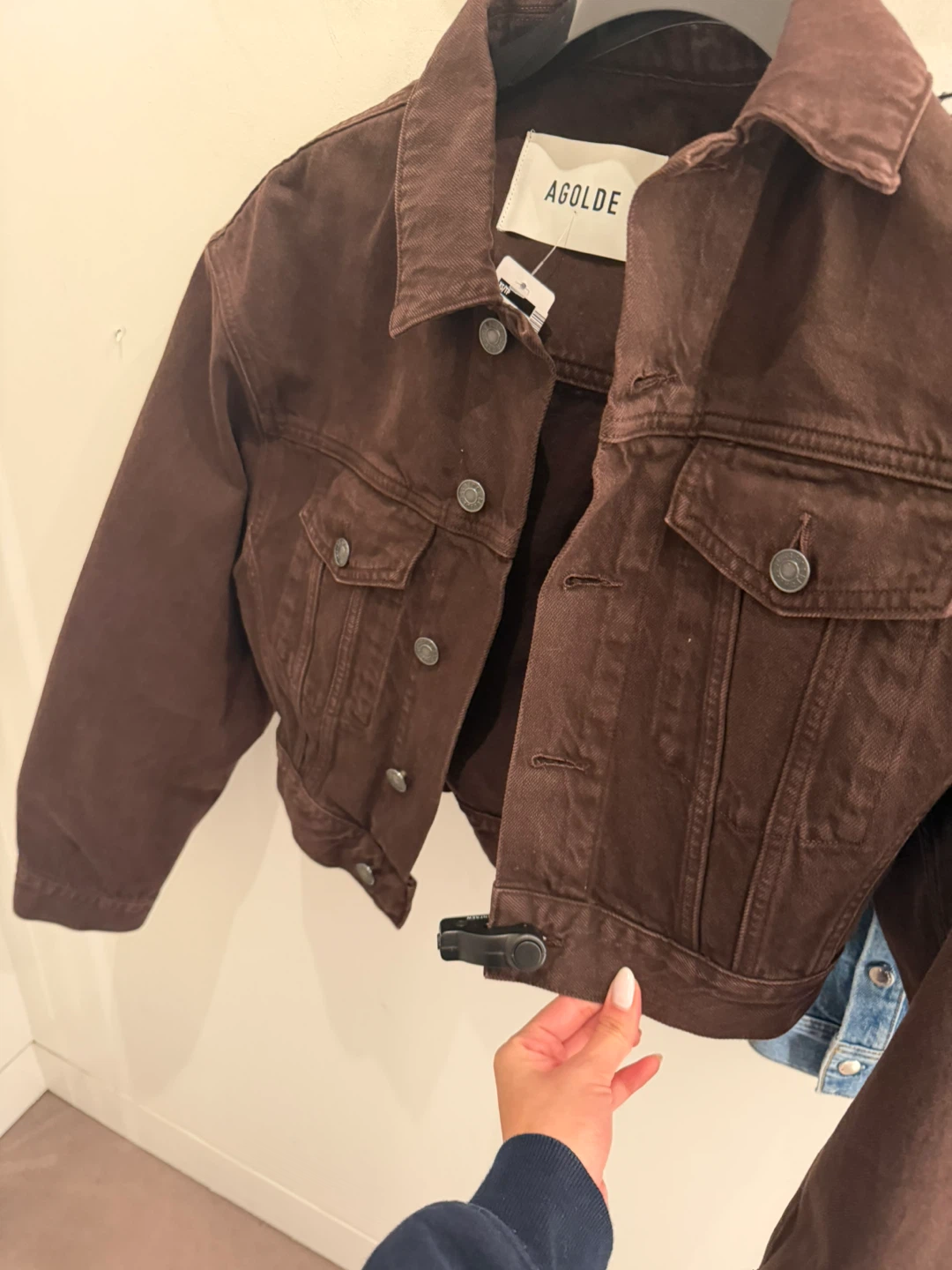 AGOLDE Radley Denim Jacket - Brown