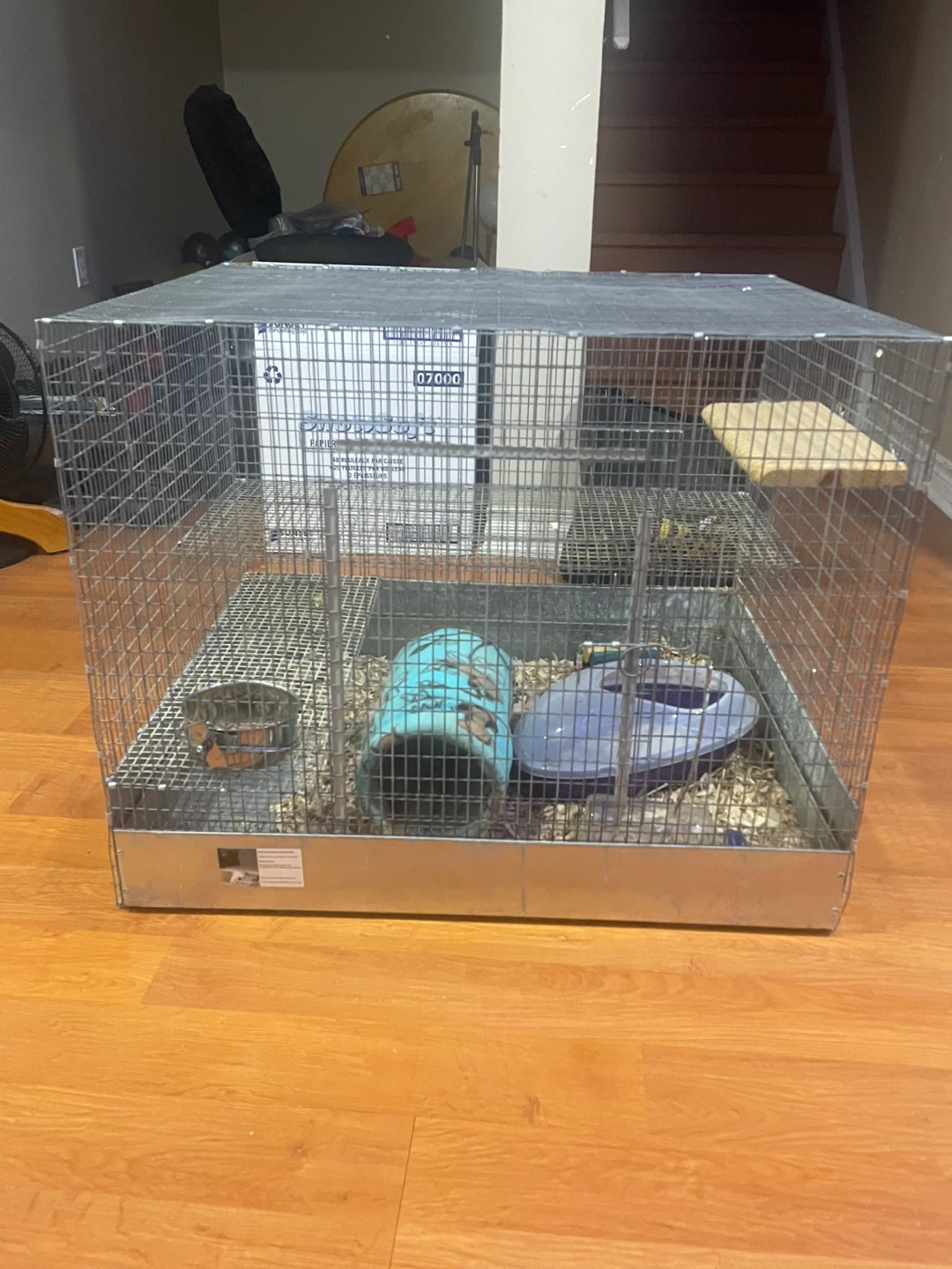 Wire Pet Cage with Accessories