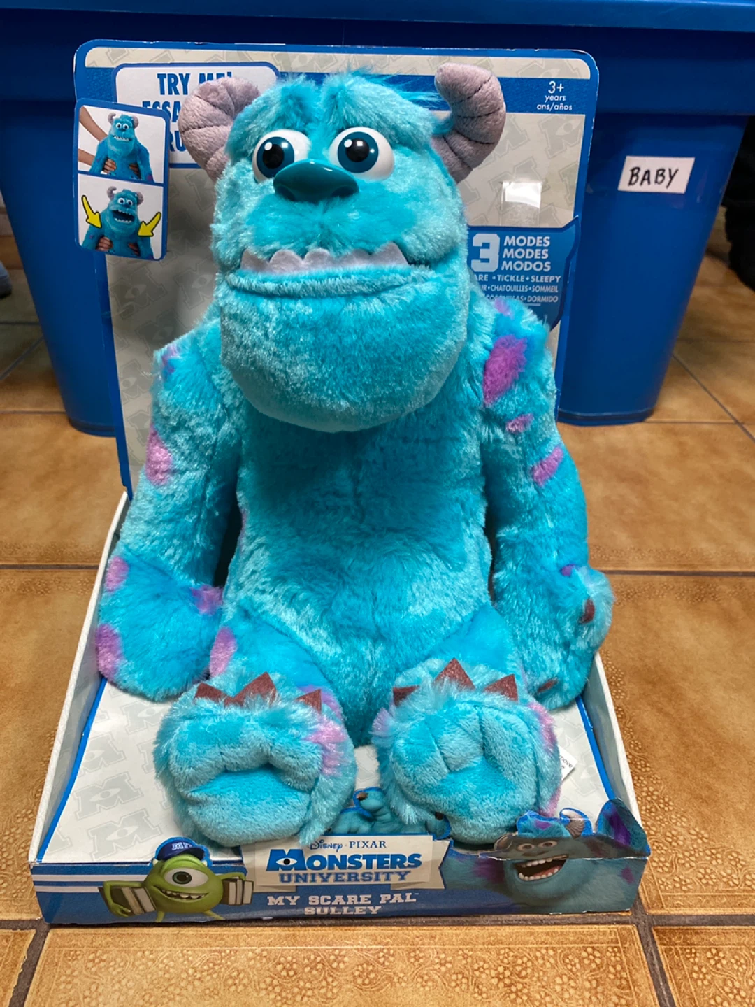 Disney Pixar Monsters University My Scare Pal Sulley New!