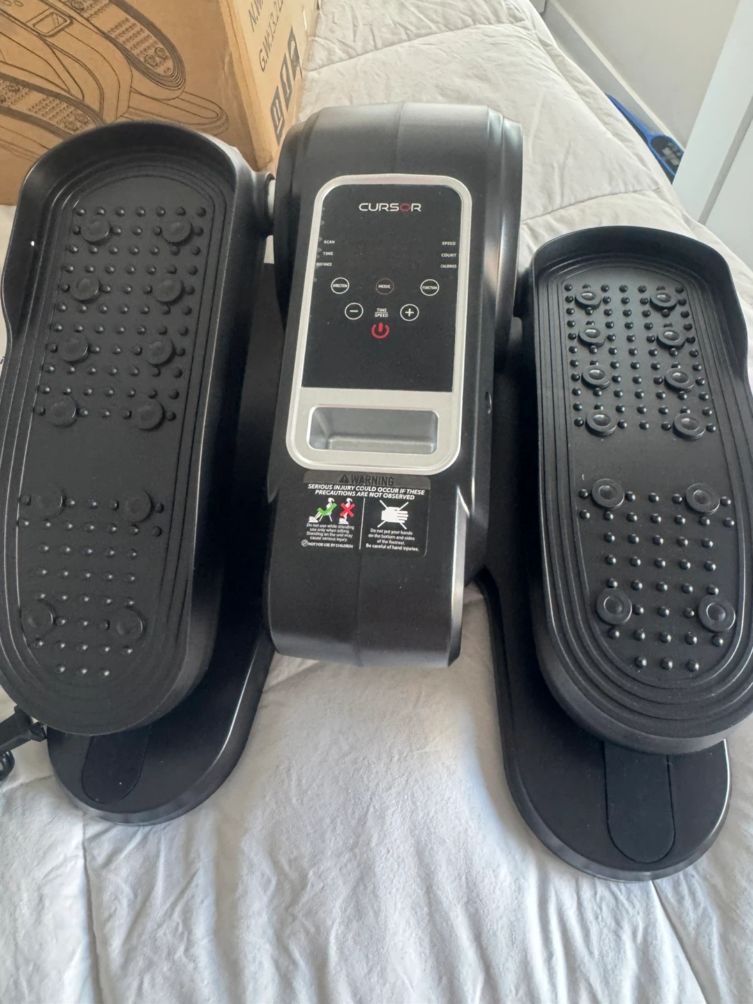 Electric Motorized Under Desk Elliptical Retails $180 Used Once - photo 2