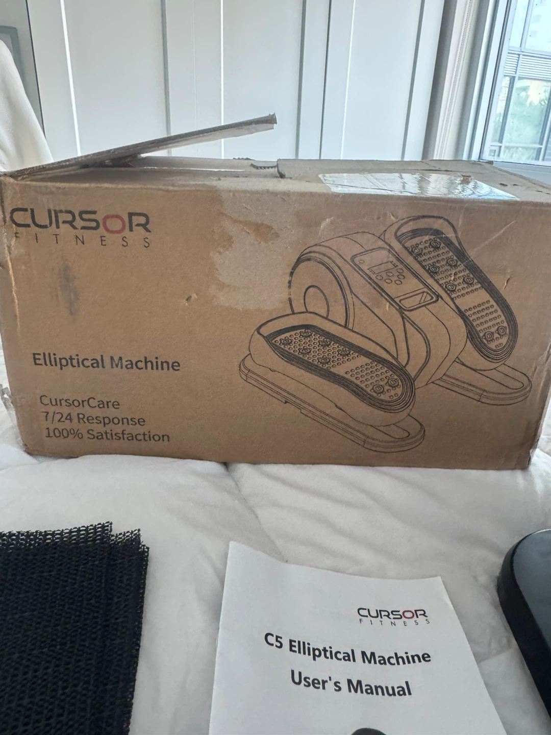 Electric Motorized Under Desk Elliptical Retails $180 Used Once - photo 5
