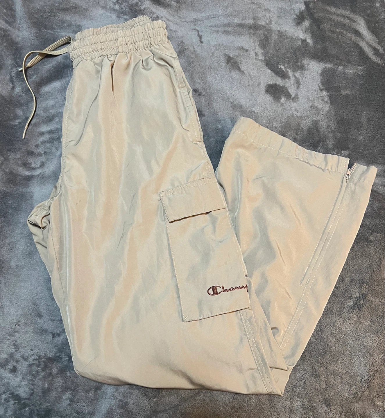Vintage Champions Cargo Pants Beige/Khaki