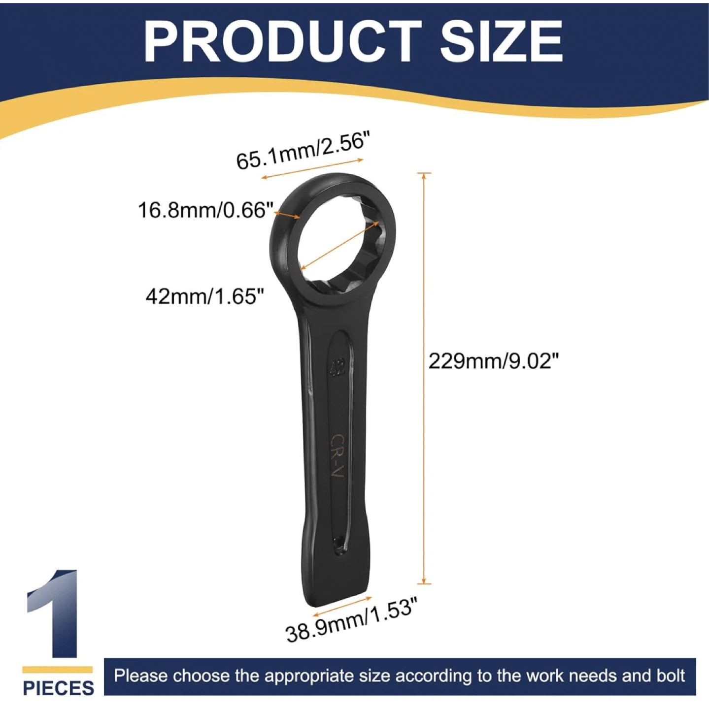 CR-V 42mm Offset Wrench - photo 2