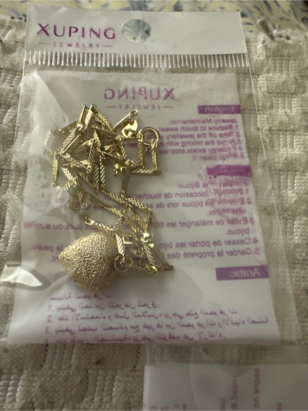 Xuping Jewelry 14k laminated Necklaces with Pendants - photo 4