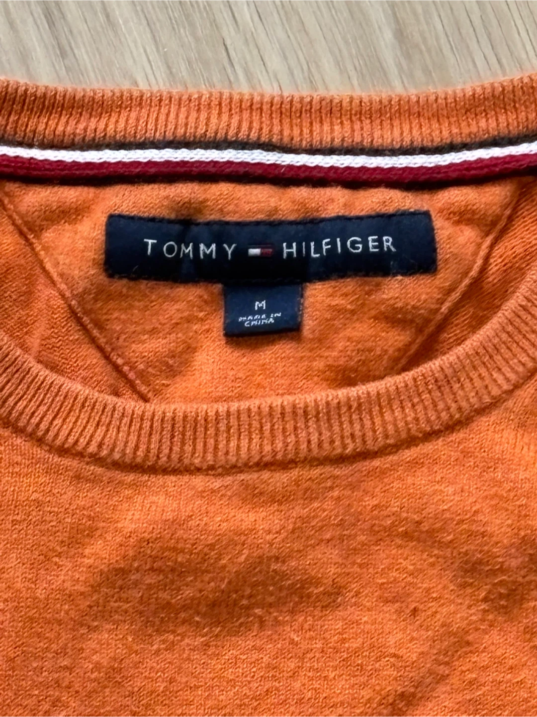 Tommy Hilfiger Orange Sweater - Size Medium - photo 4