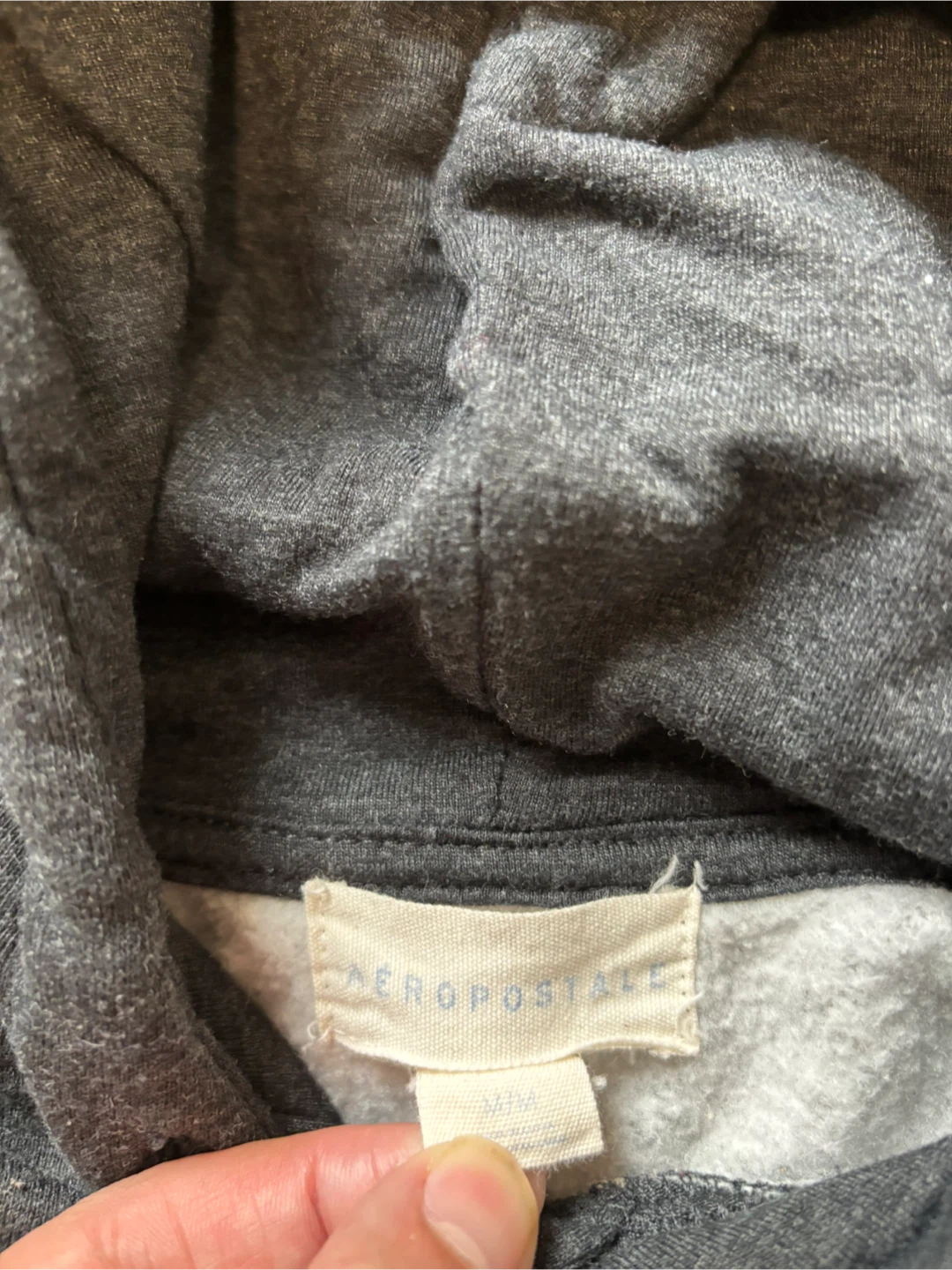 Aeropostale Grey Hoodie in good condition - photo 3