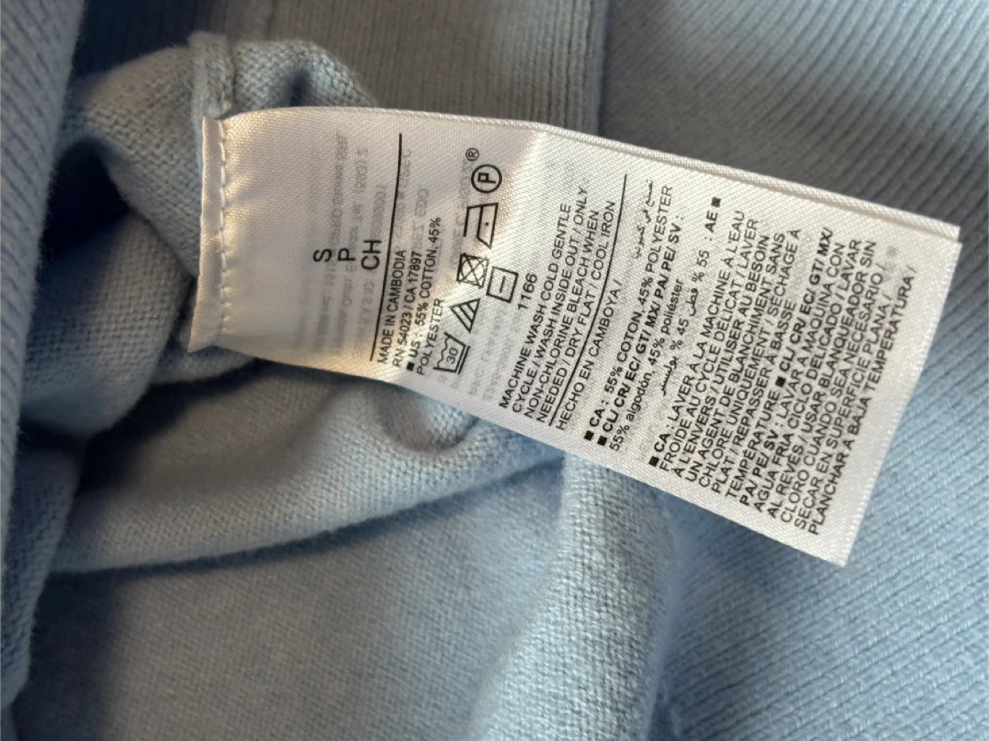 Old Navy Light Blue V-Neck Sweater - Size S - photo 4