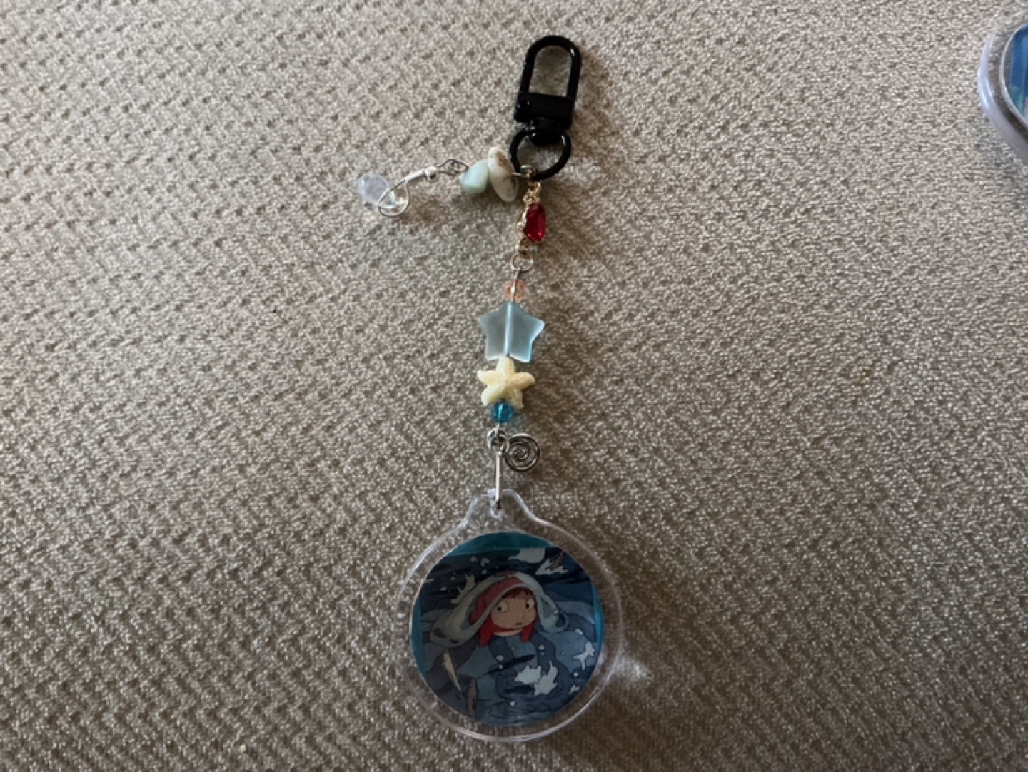Ponyo Charm Keychain