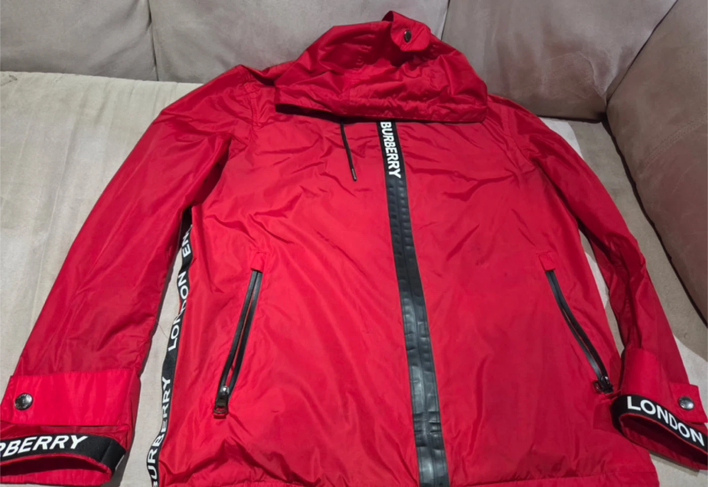Burberry Red Jacket