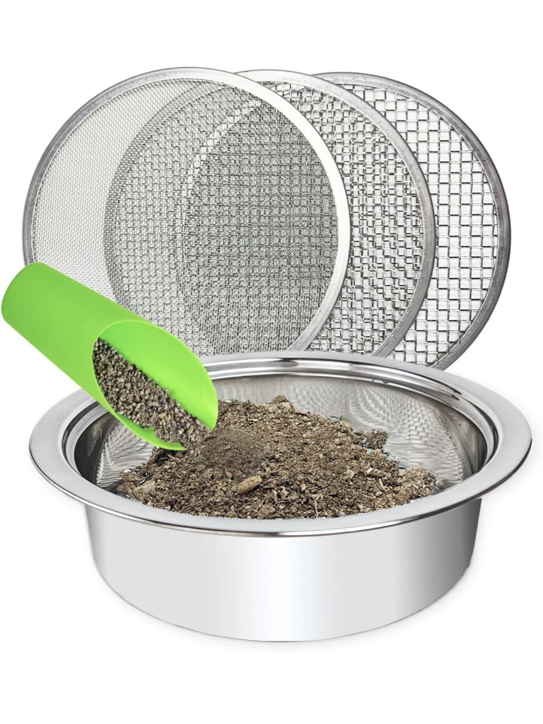 Stainless Steel Soil Sieve Set
