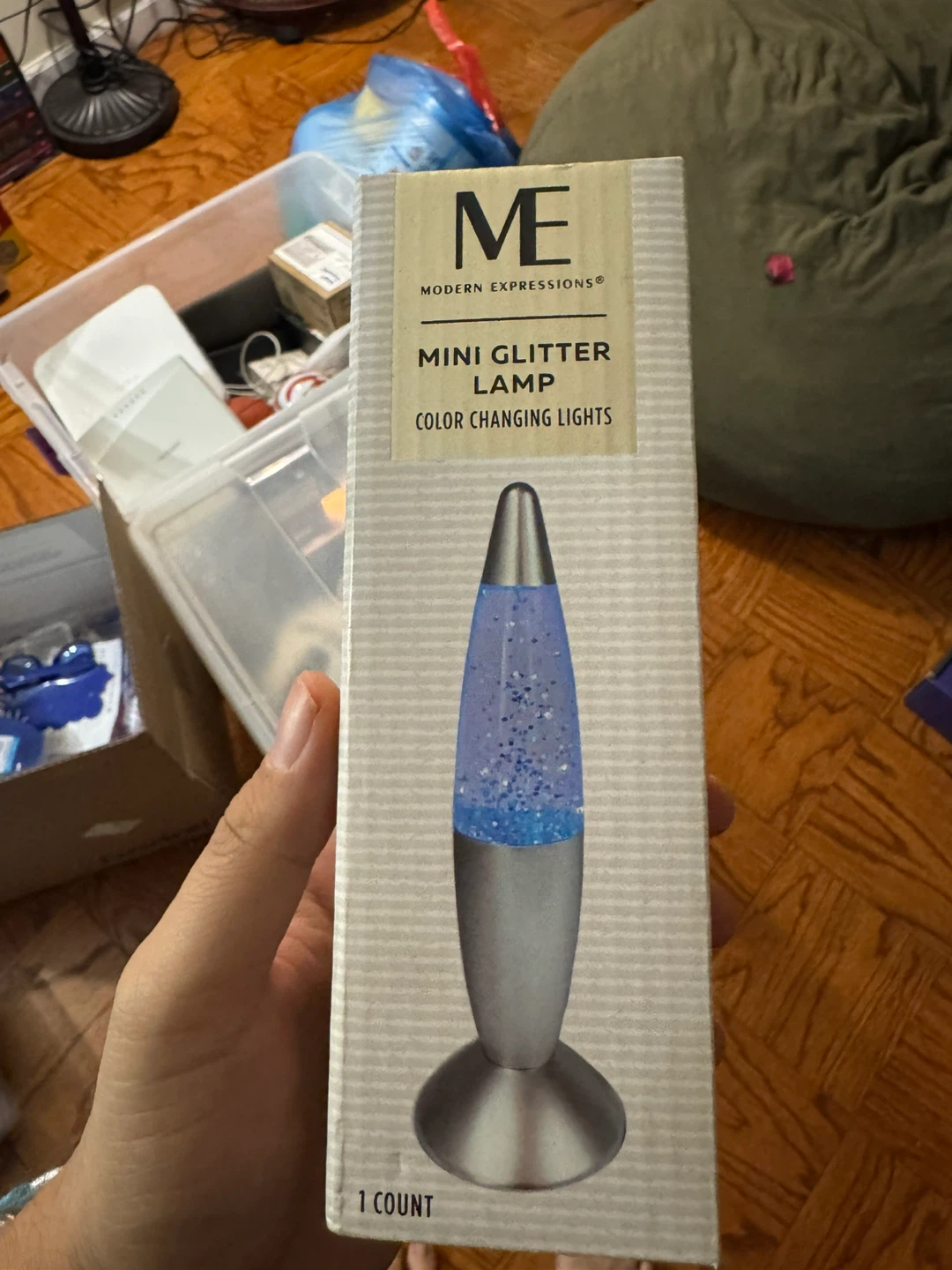 ME Modern Expressions Mini Glitter Lamp