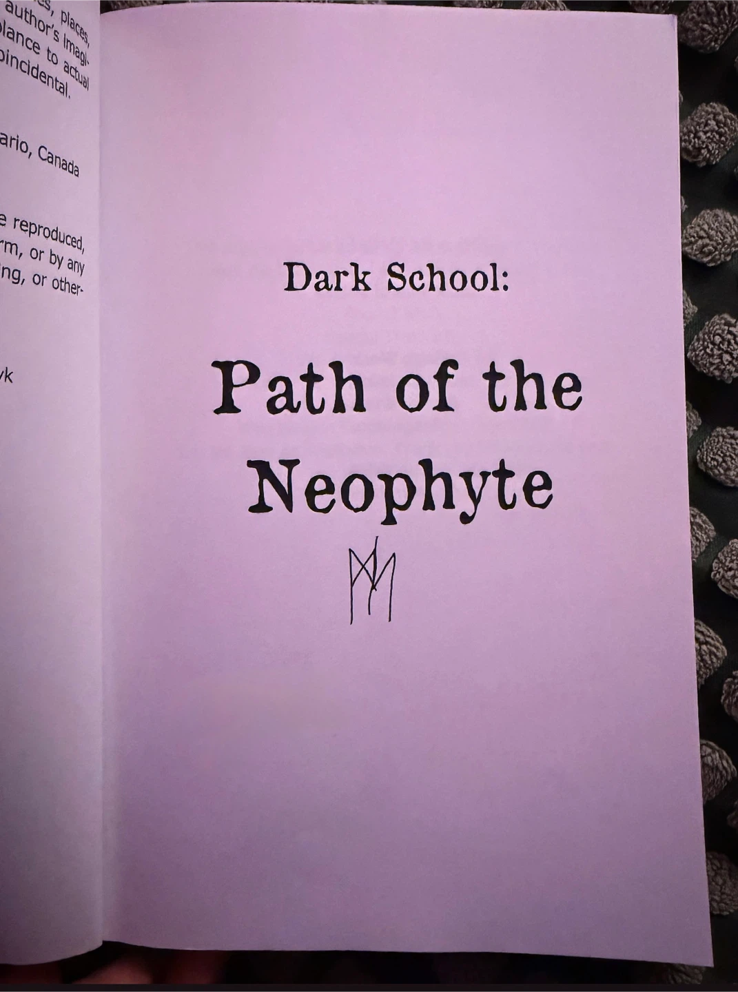 Dark School: Path of the Neophyte by Matti Silver - photo 3