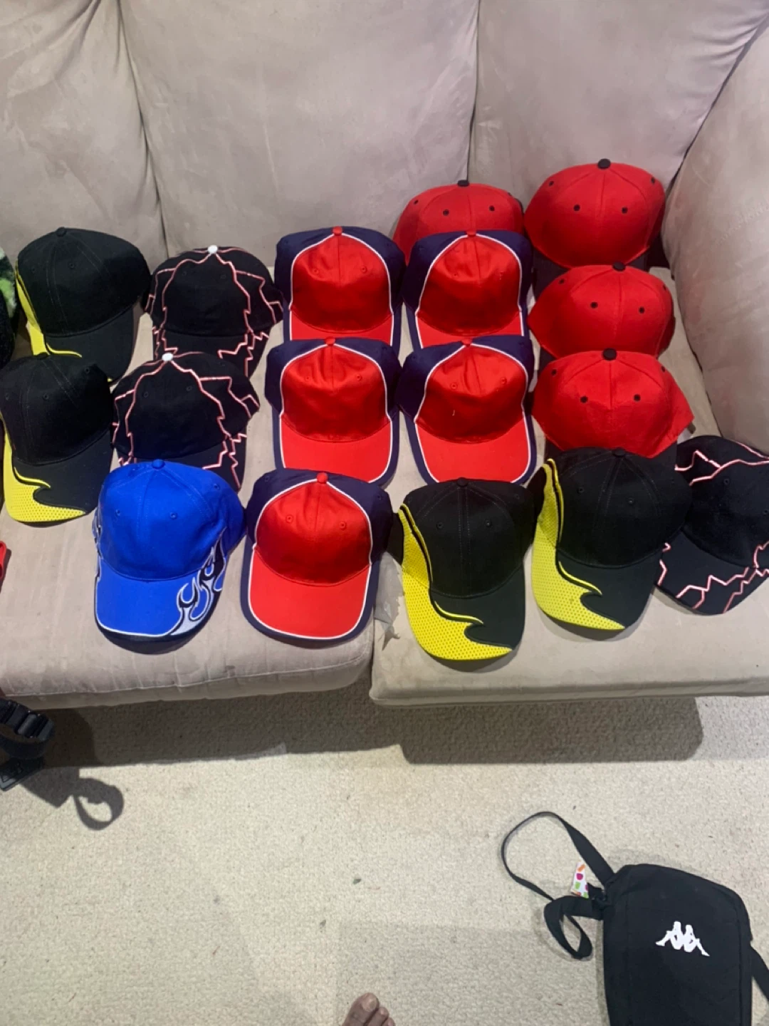 Assorted Baseball Caps - Various Colours and Designs