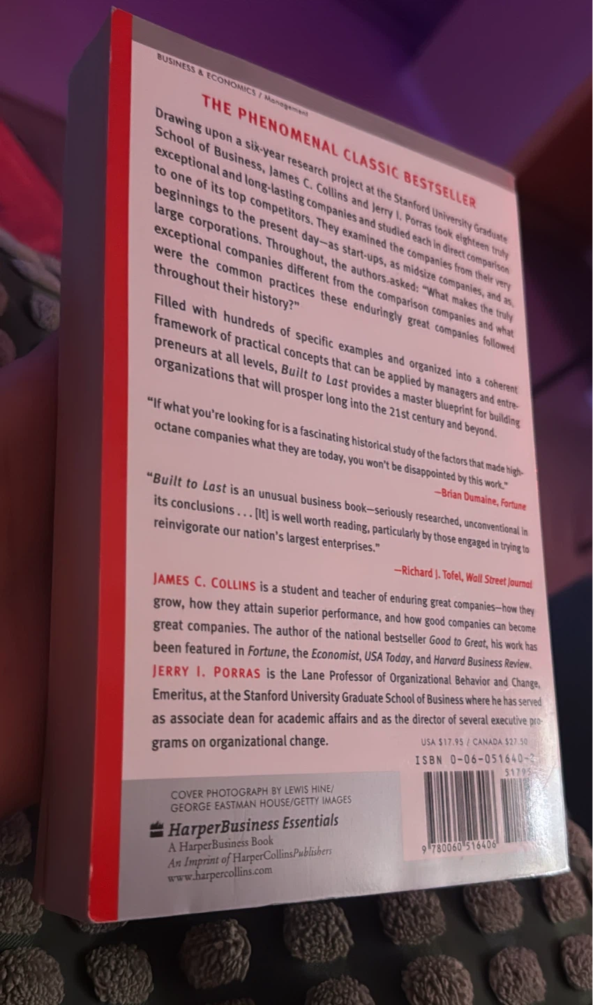 Built to Last: Successful Habits of Visionary companies - photo 2