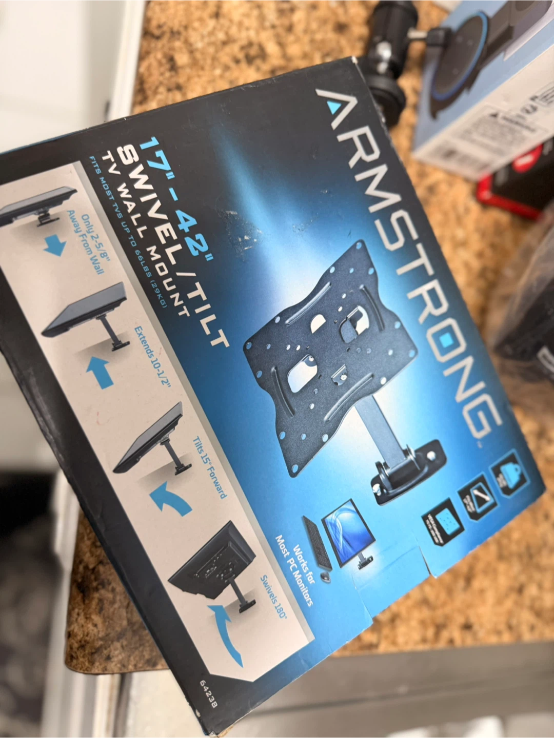 Armstrong 17"-42" Swivel/Tilt TV Wall Mount - photo 4
