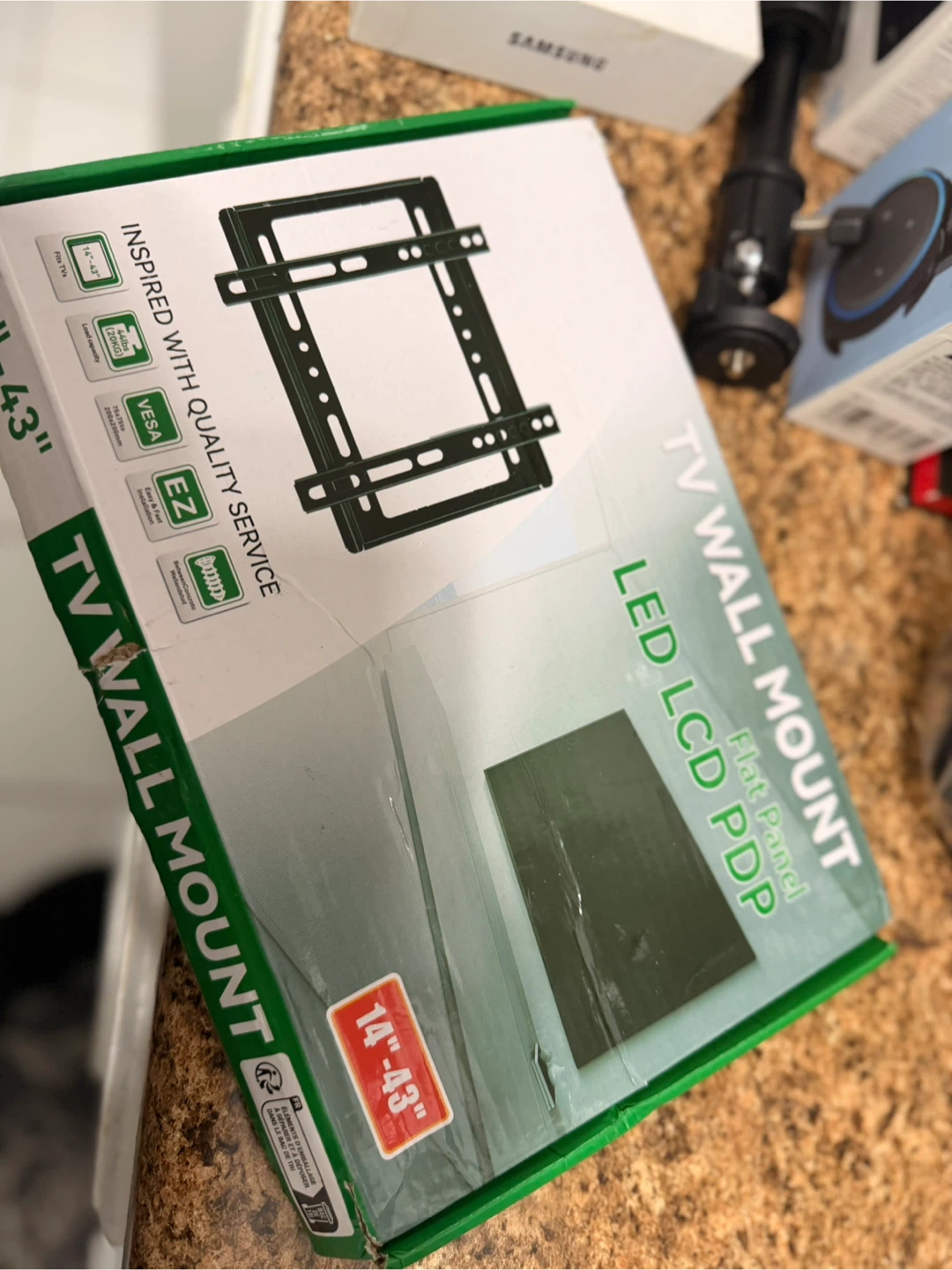 TV Wall Mount for 14"-43" Flat Panel LED LCD PDP