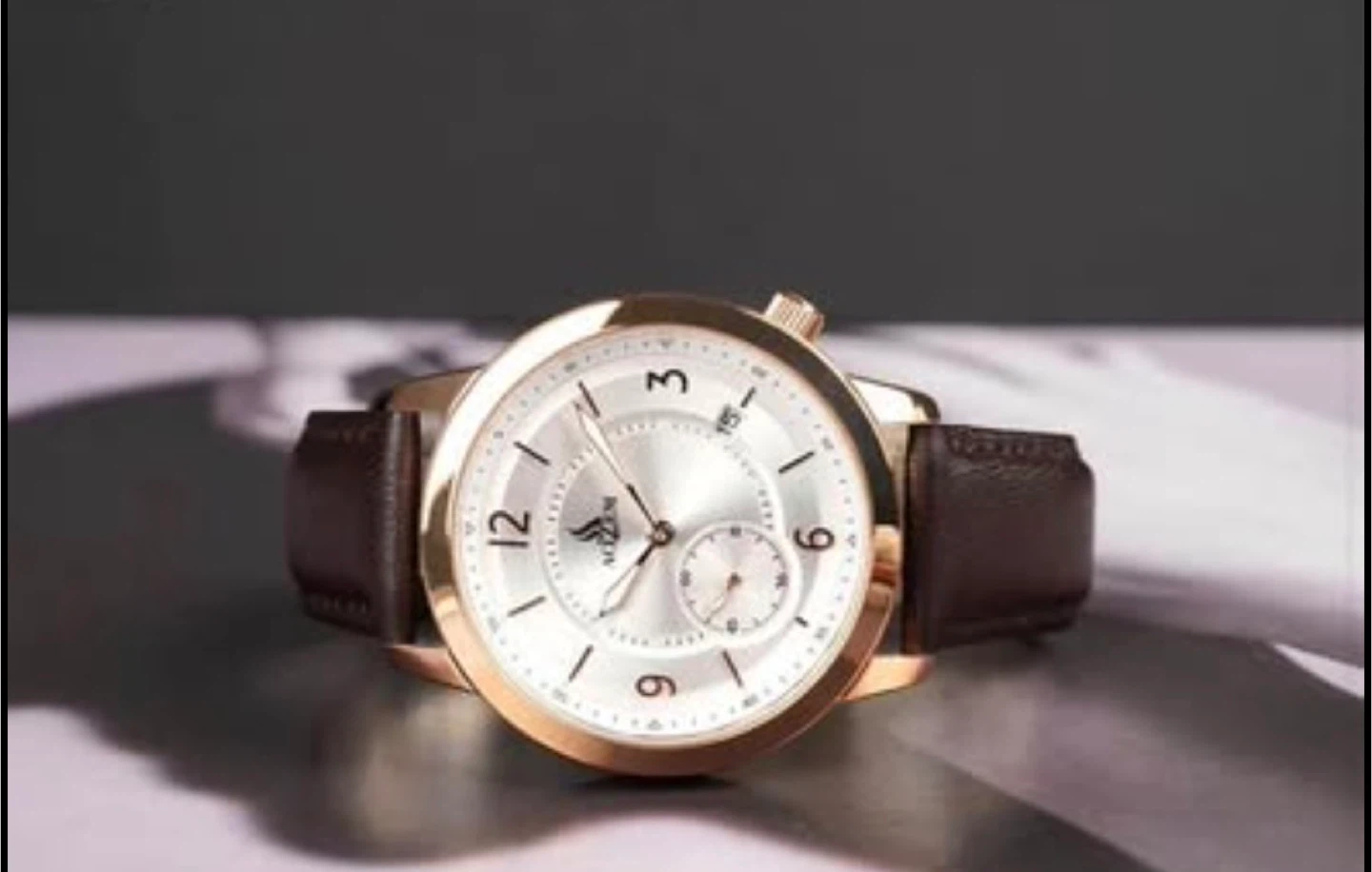 ACIZEM Squint Analog Watch Rose Gold Case - photo 3