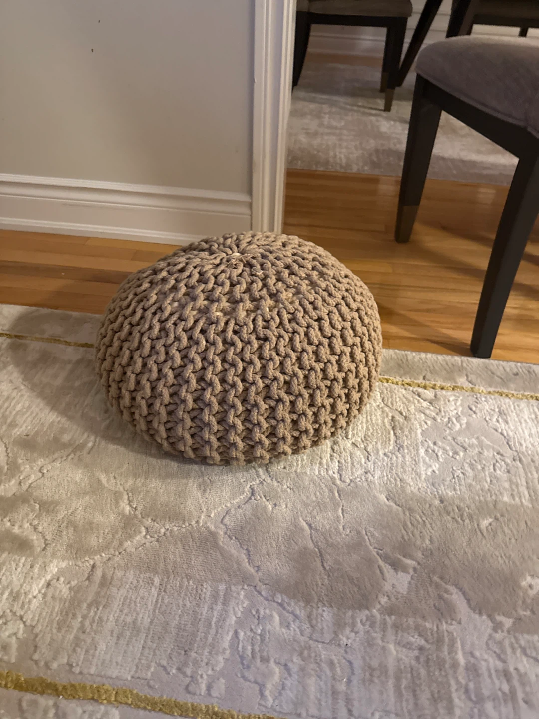 Knit Poufs (Set of 2) - photo 2