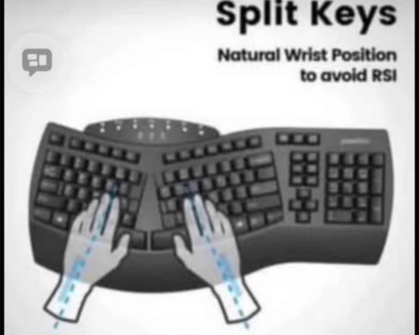 Perixx PERIBOARD-413 Split Ergonomic Keyboard - photo 3