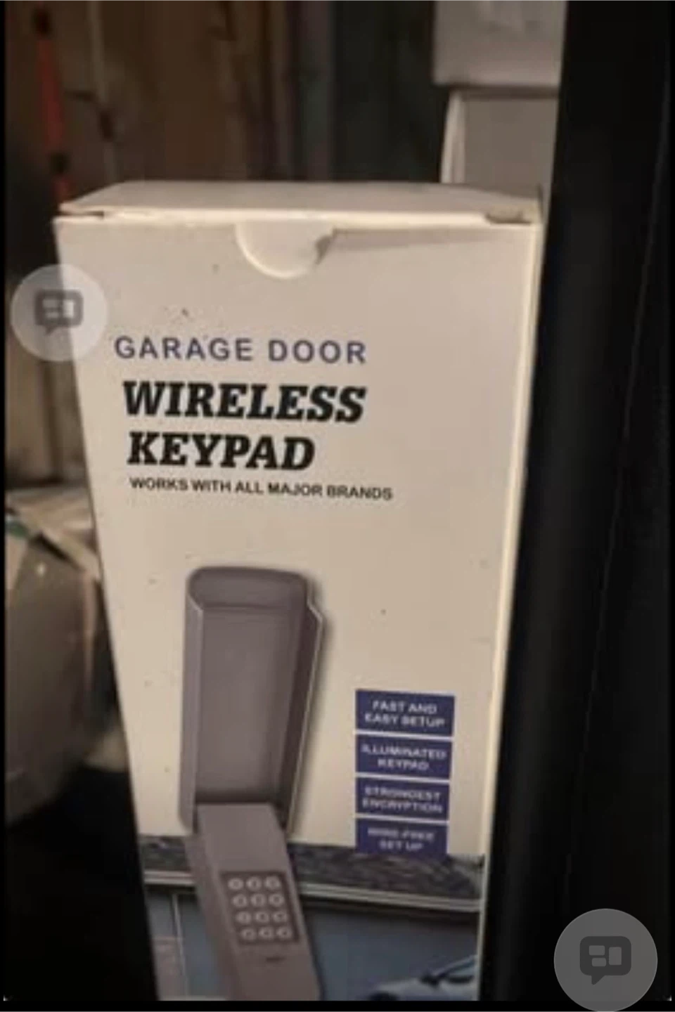 Garage Door Wireless Keypad