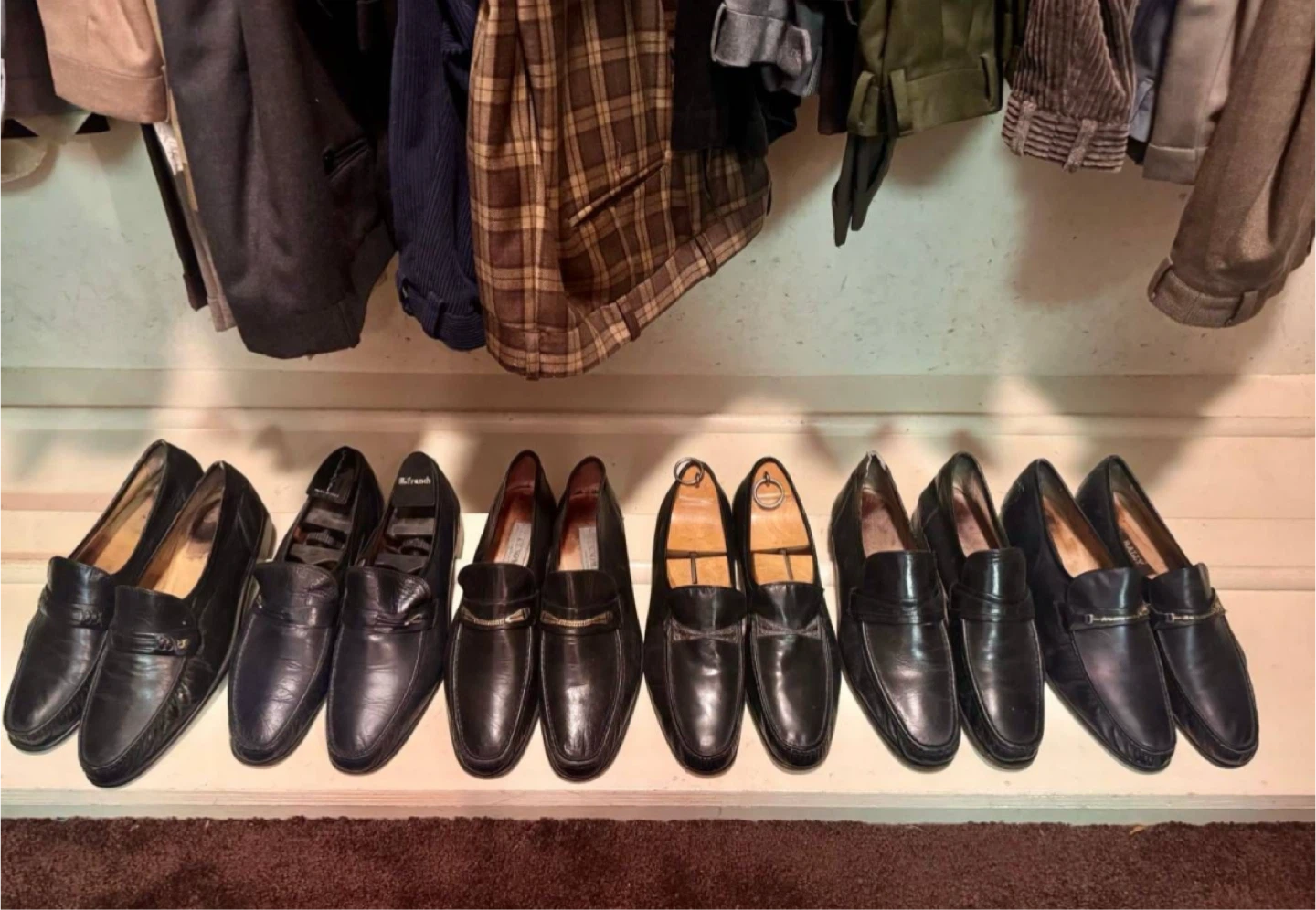 Christian Dior and more  Suits and loafers