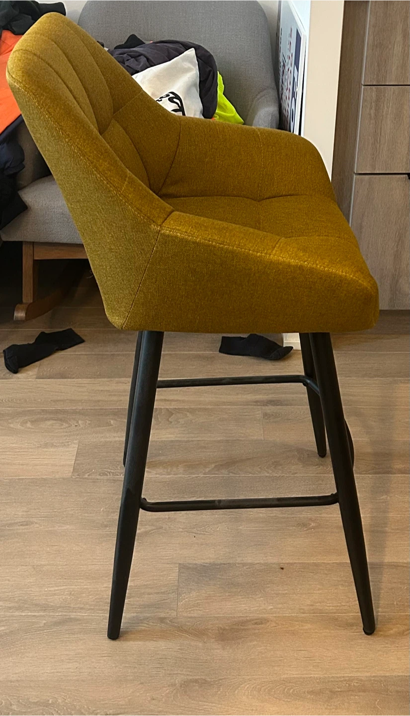 Dark yellow high rise chair (2 available) - photo 3