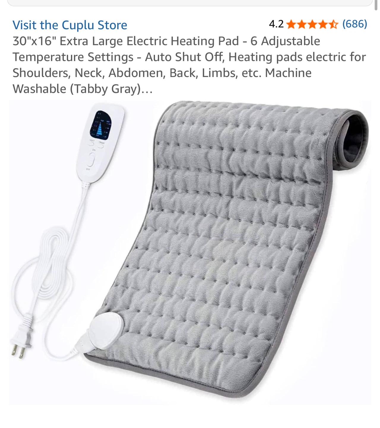 Extra Large Electric Heating Pad - photo 2