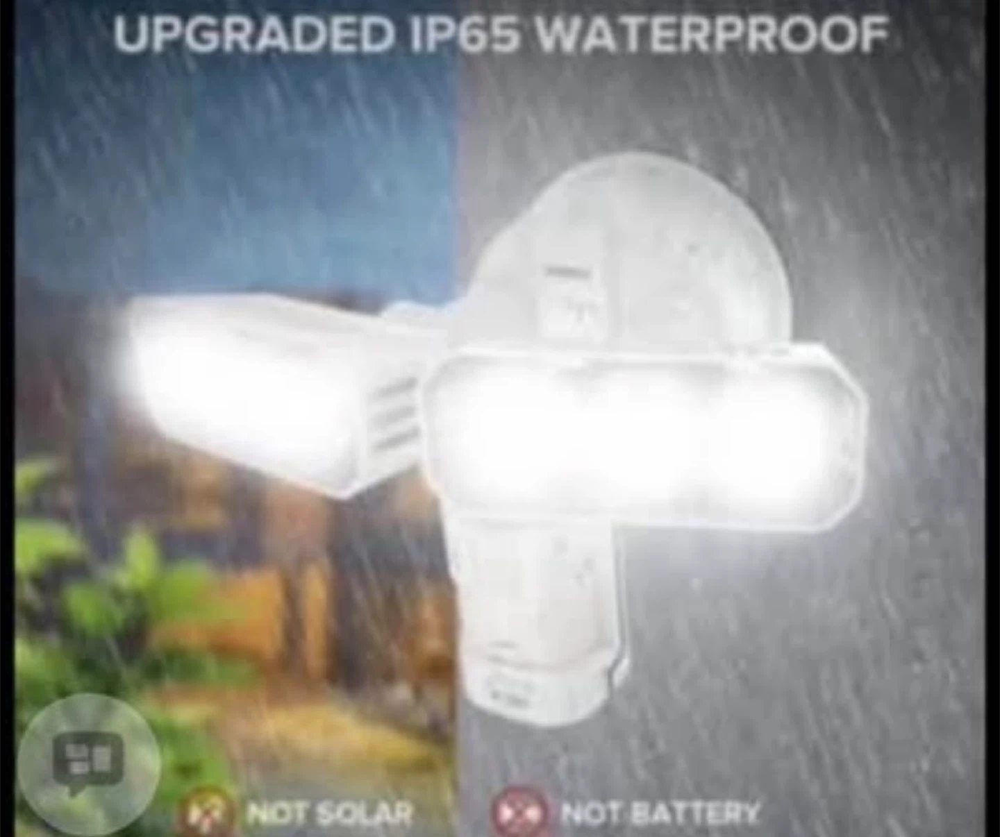 Upgraded 180 Degree LED Security Light