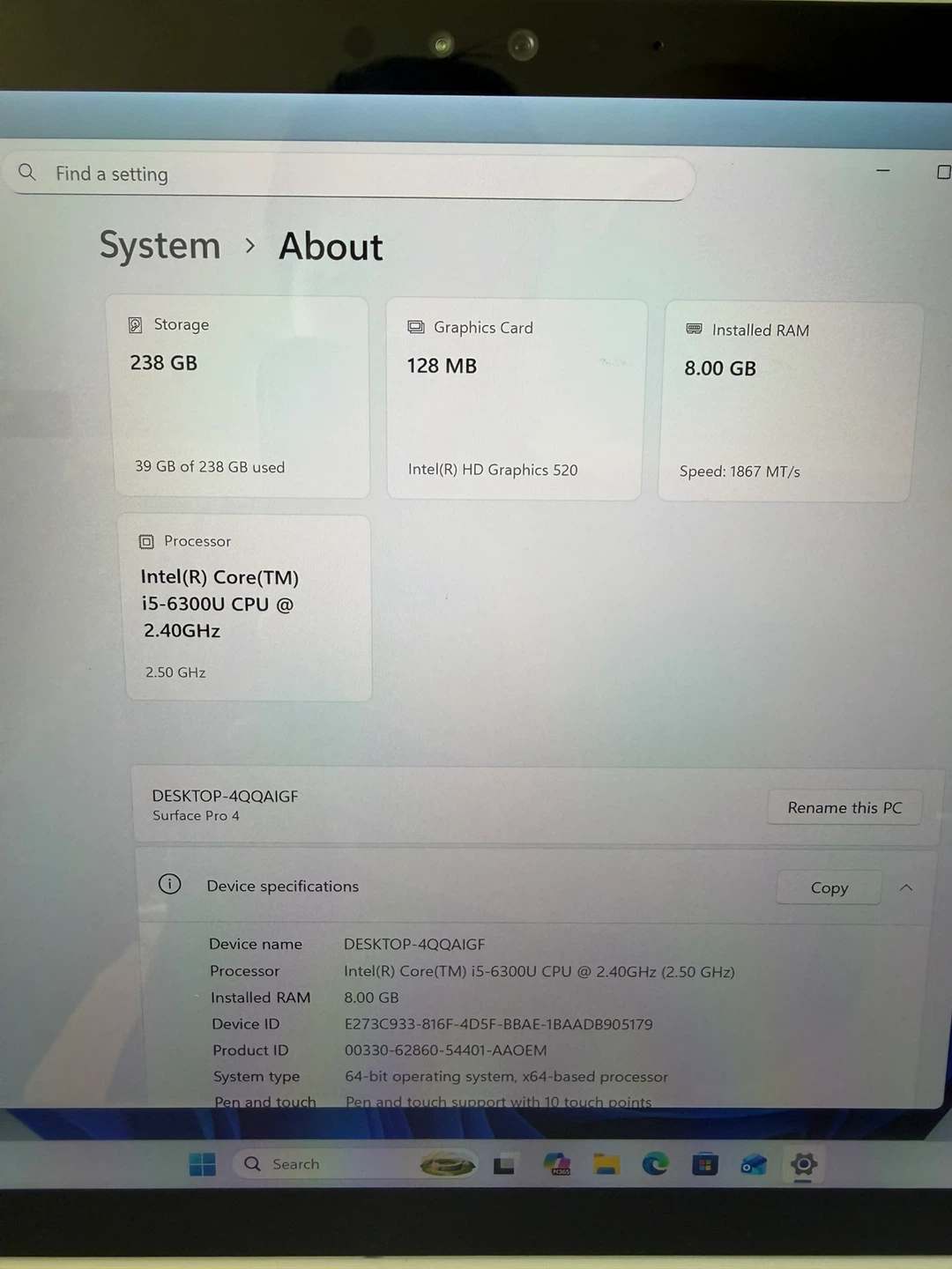 Microsoft Surface Pro 4Laptop - photo 2