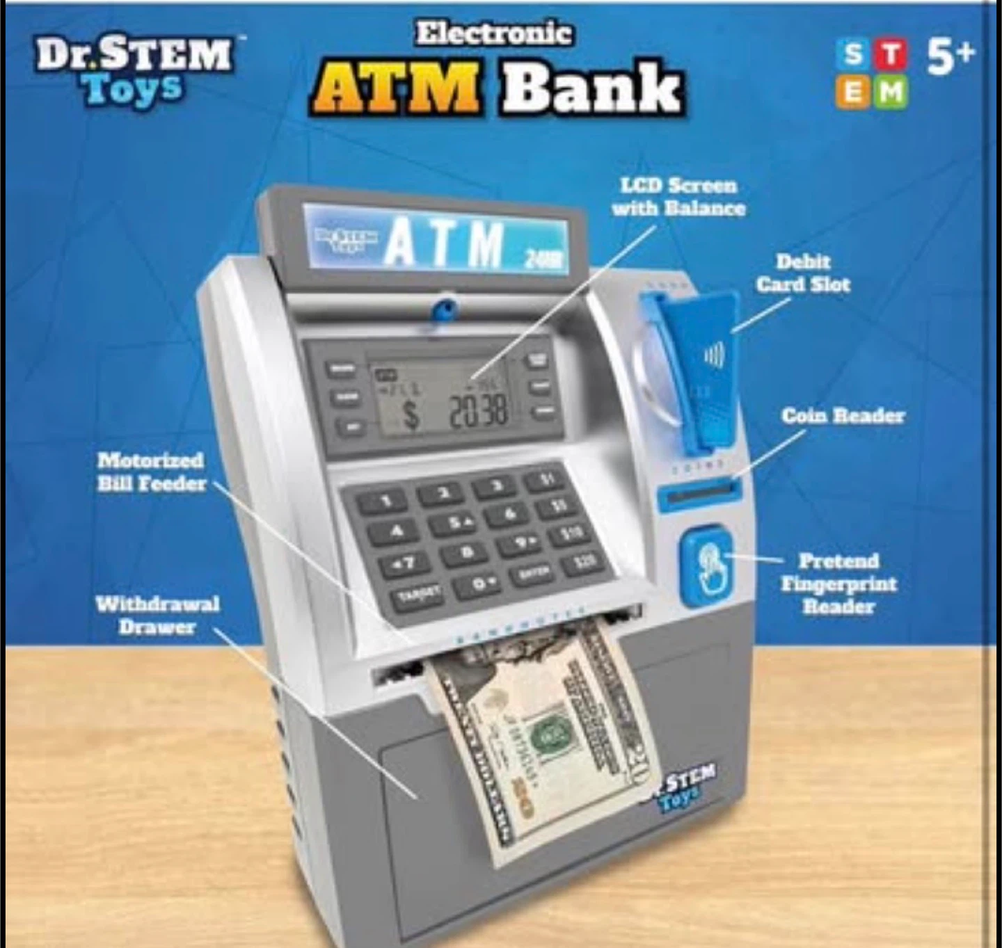 Dr. STEM Toys Electronic ATM Bank - photo 4