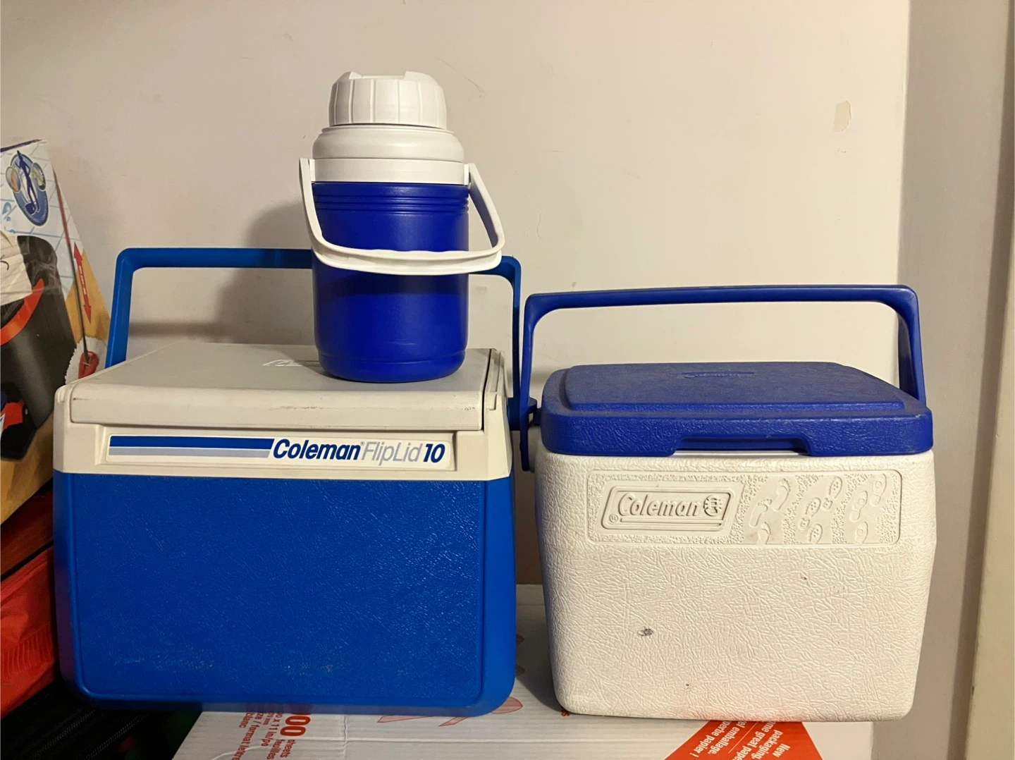 Coleman FlipLid 10 Cooler and Coleman Jug Set