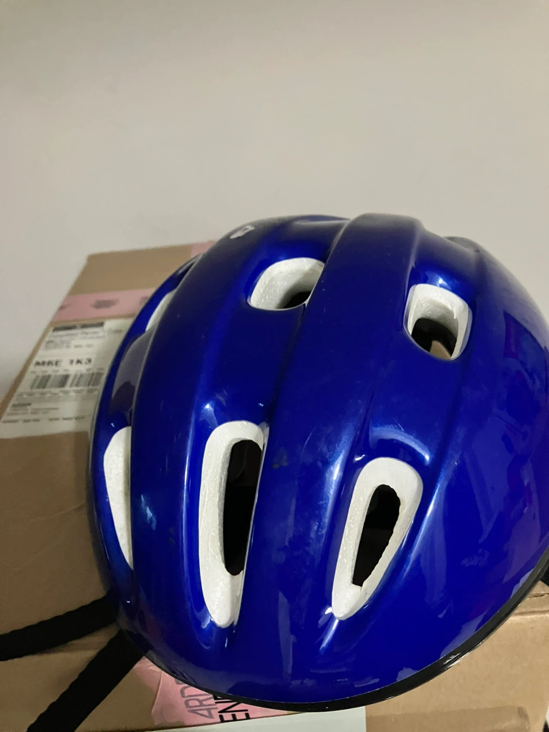 Blue Bicycle Helmet
