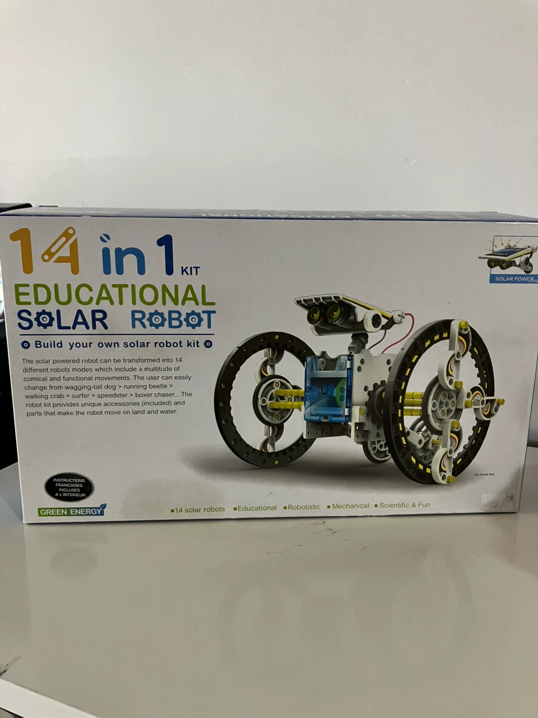 14 in 1 Educational Solar Robot Kit